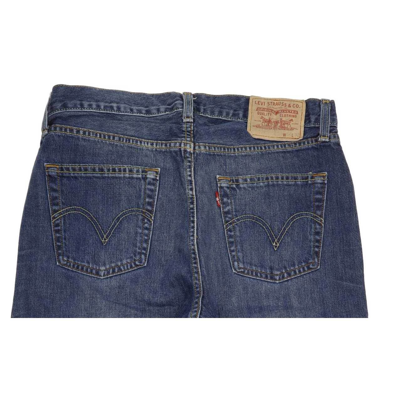 Levi's 751 Men Blue Straight Regular Jeans W34 L31