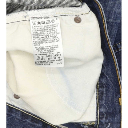 Levi's 751 Men Blue Straight Regular Jeans W34 L31