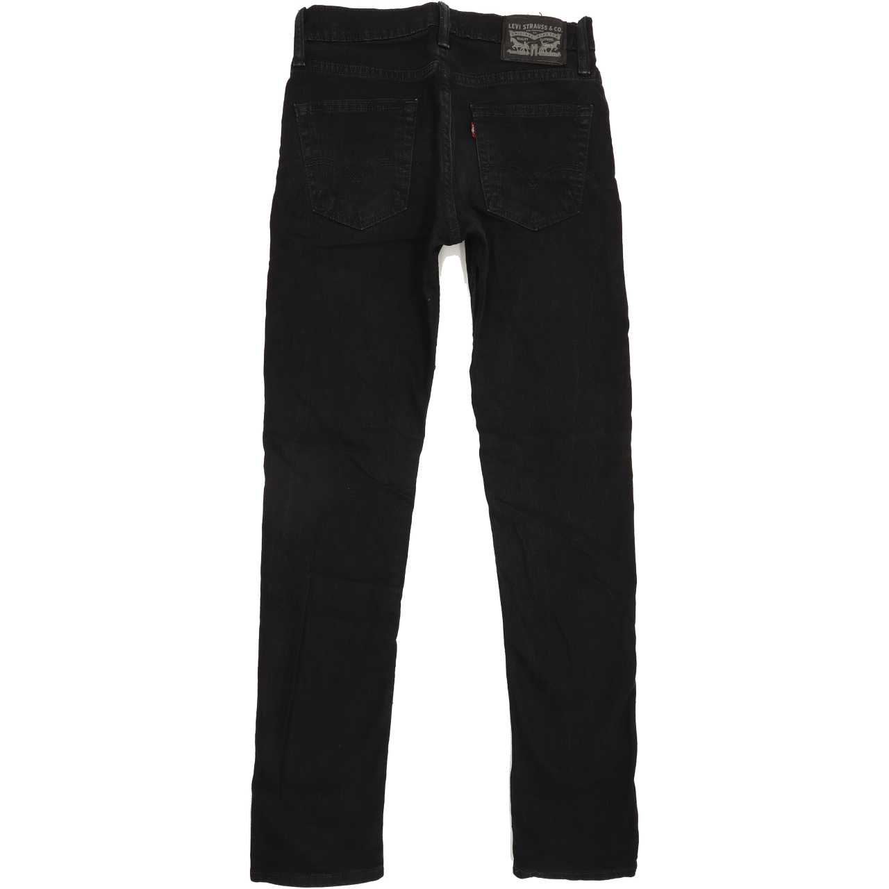 Levi's 511 Men Black Straight Slim Stretch Jeans W29 L32