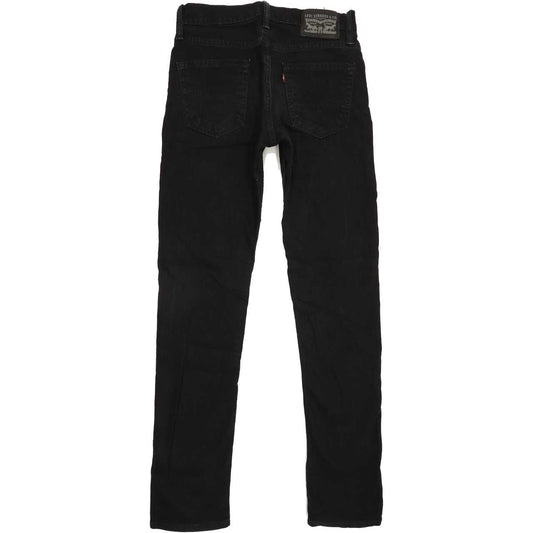 Levi's 511 Men Black Straight Slim Stretch Jeans W29 L32
