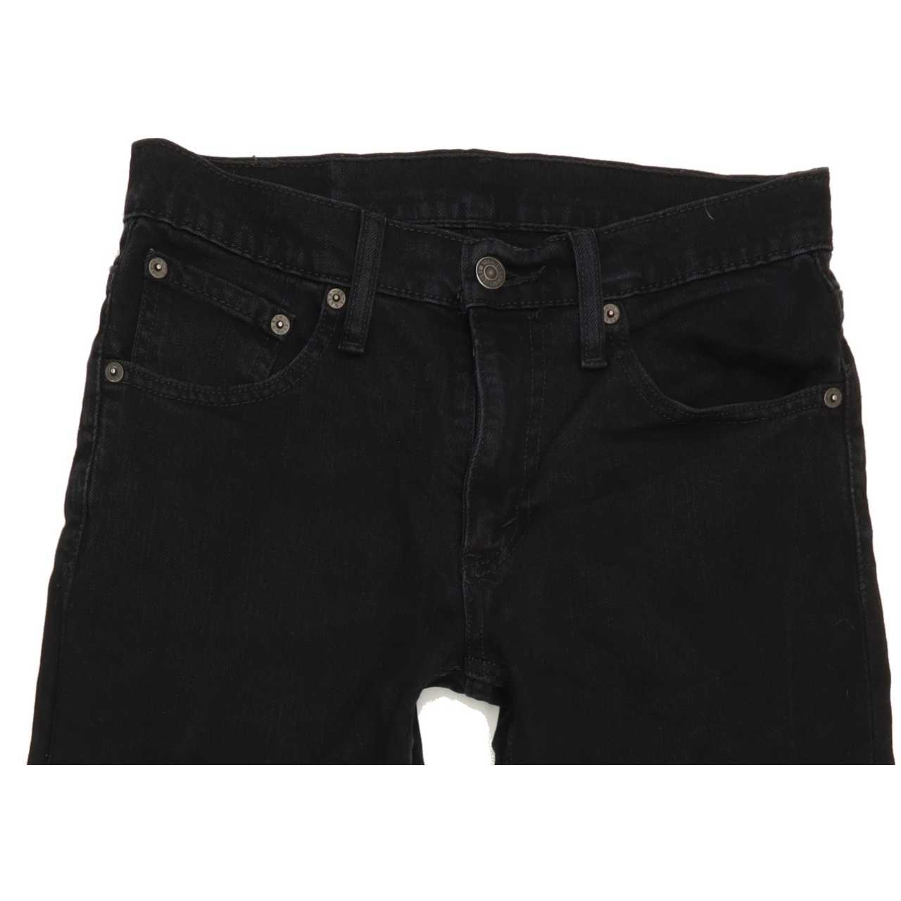 Levi's 511 Men Black Straight Slim Stretch Jeans W29 L32