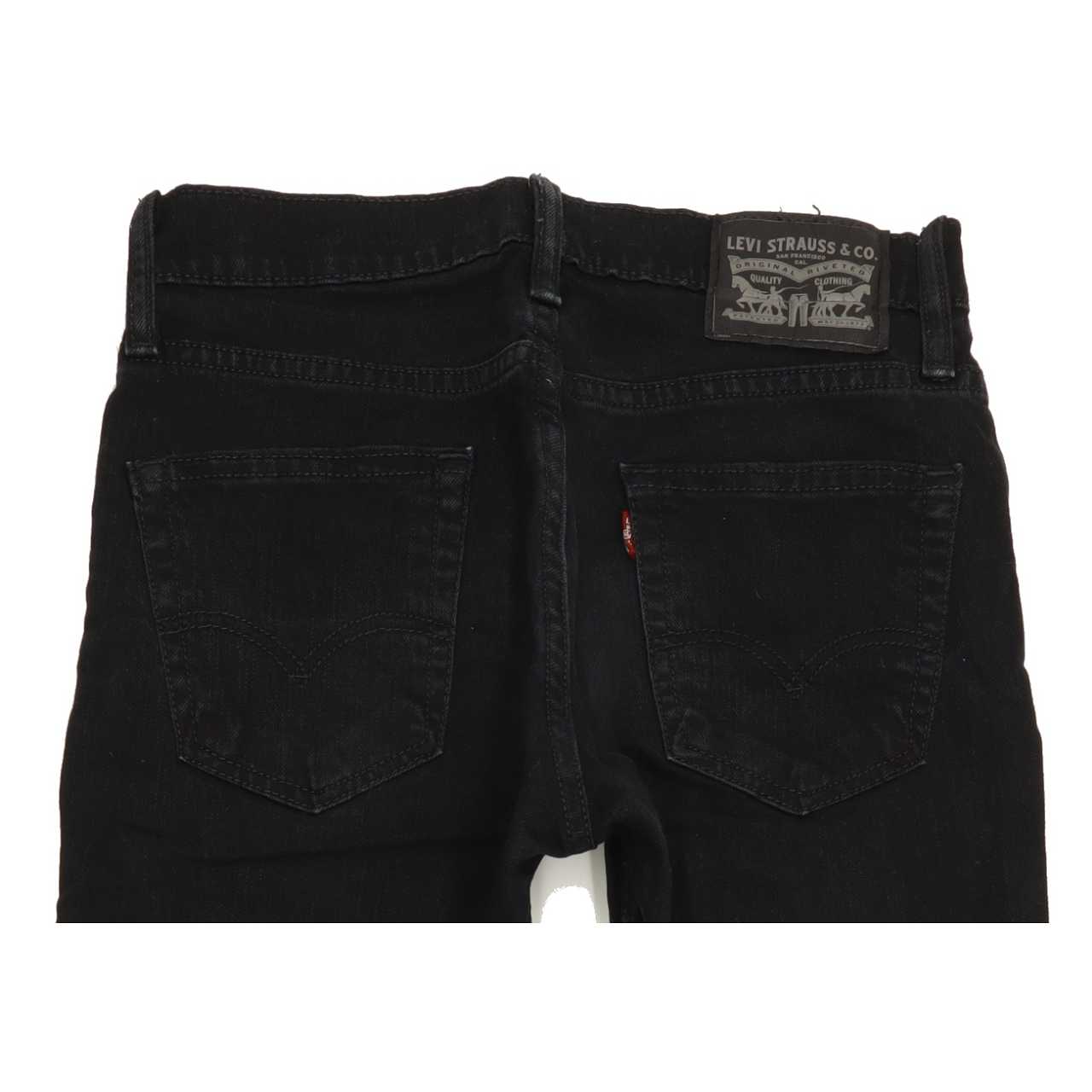 Levi's 511 Men Black Straight Slim Stretch Jeans W29 L32