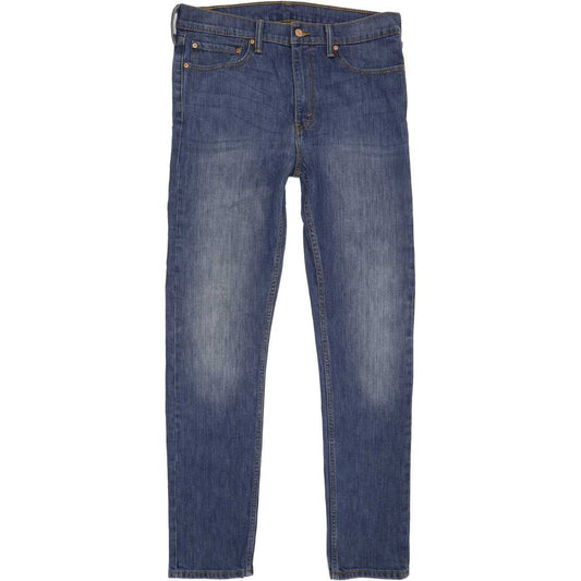 Levi's 510 Men Blue Skinny Slim Stretch Jeans W34 L33