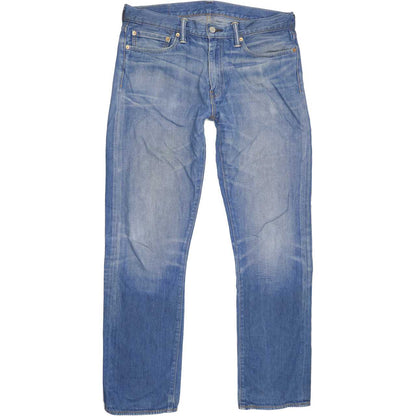 Levi's 504 Men Blue Straight Regular Jeans W35 L33