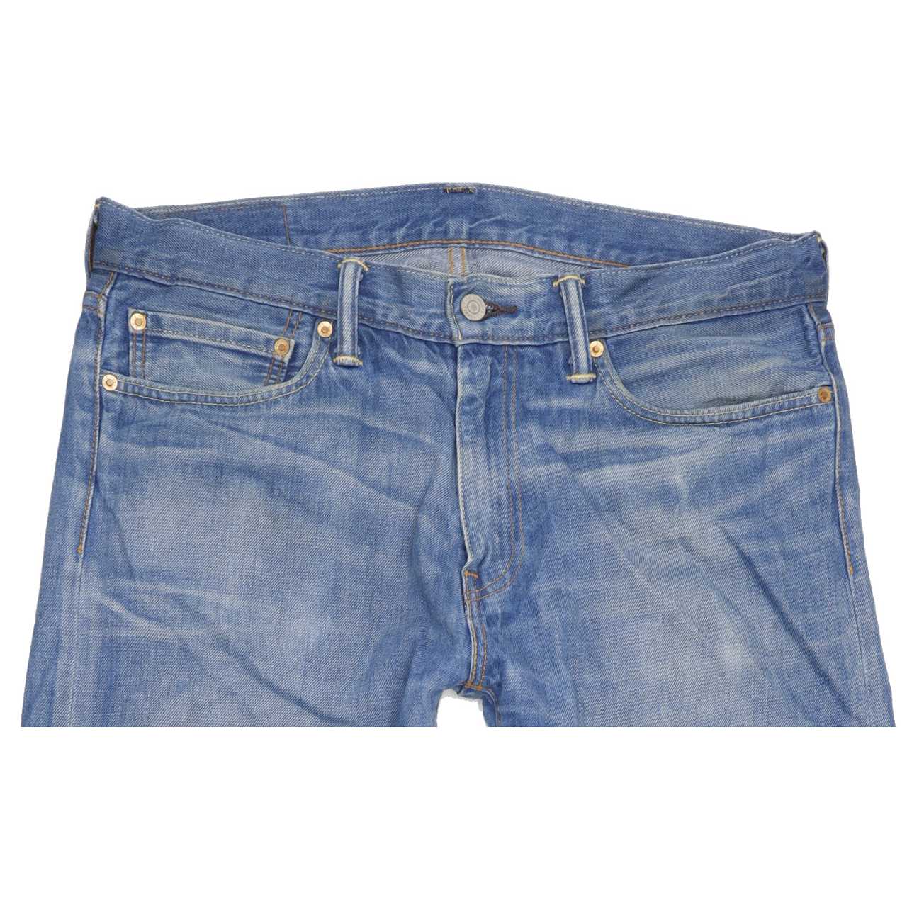 Levi's 504 Men Blue Straight Regular Jeans W35 L33