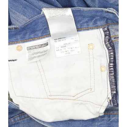Levi's 504 Men Blue Straight Regular Jeans W35 L33