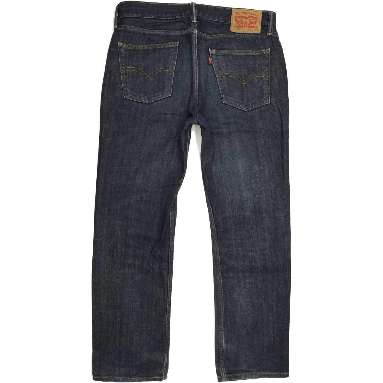 Levi's 514 Men Blue Straight Slim Jeans W34 L29