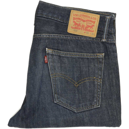 Levi's 514 Men Blue Straight Slim Jeans W34 L29