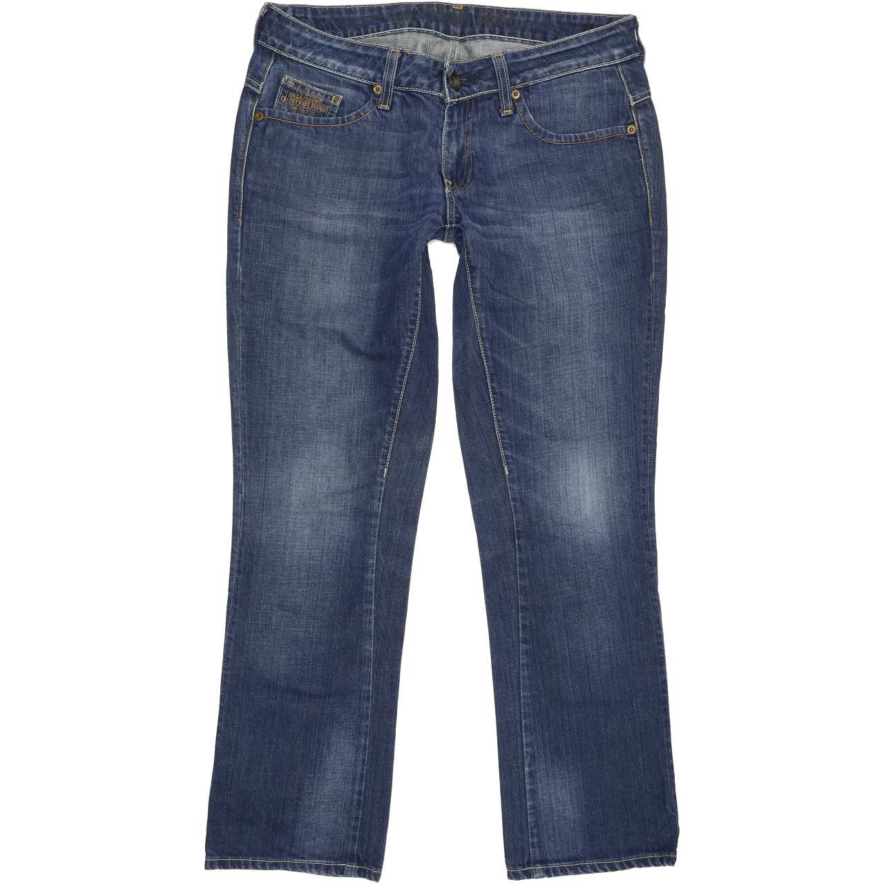 G-Star Reese Women Blue Straight Slim Jeans W31 L30