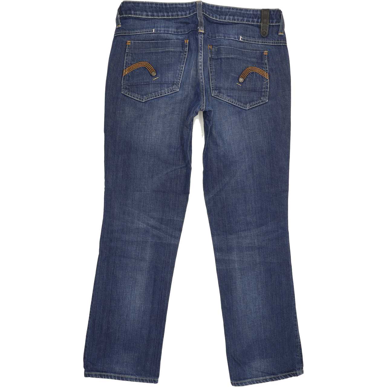G-Star Reese Women Blue Straight Slim Jeans W31 L30