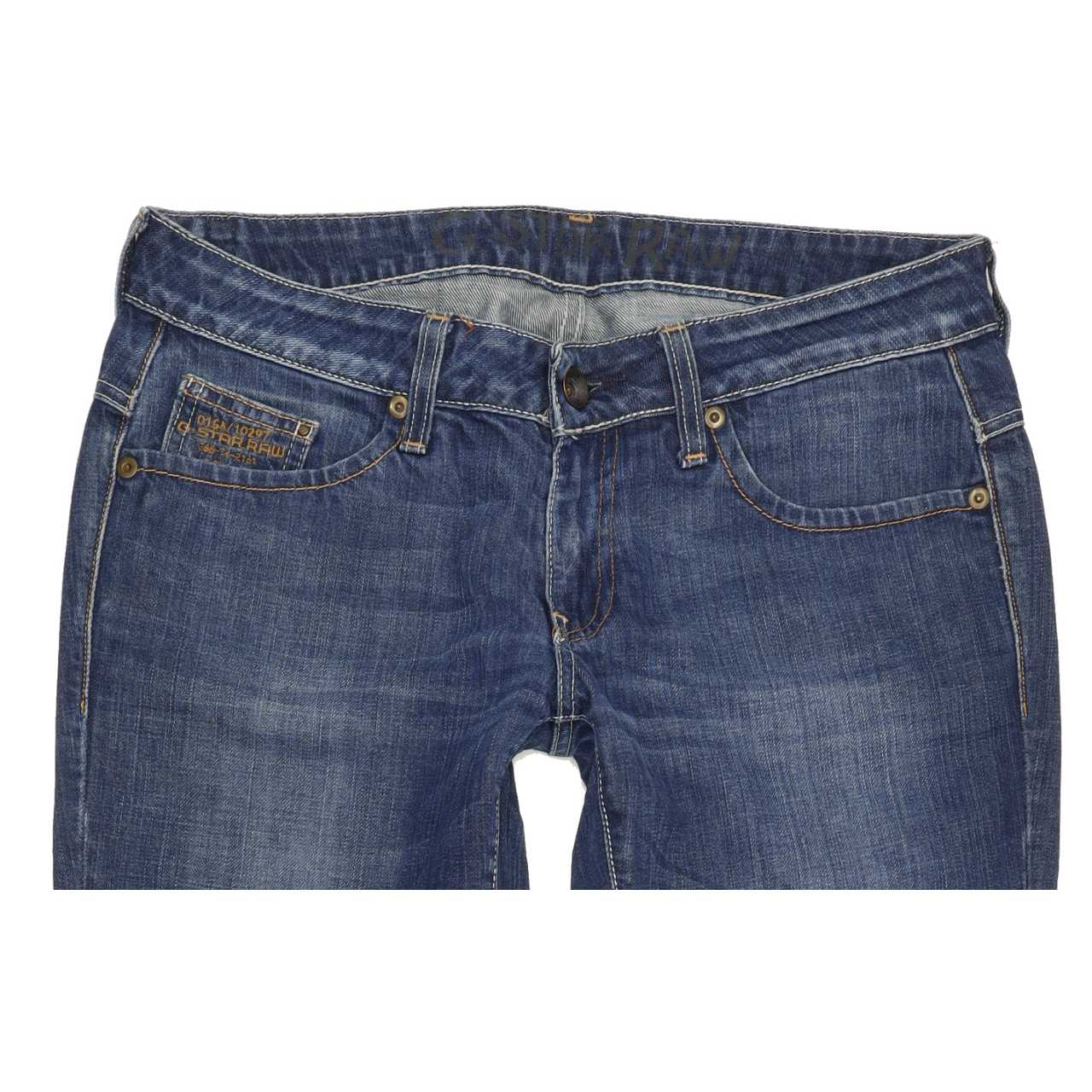 G-Star Reese Women Blue Straight Slim Jeans W31 L30