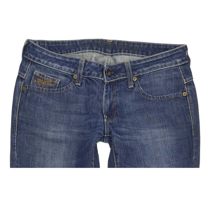 G-Star Reese Women Blue Straight Slim Jeans W31 L30