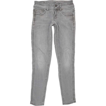 G-Star Lynn Mid Women Grey Skinny Slim Stretch Jeans W28 L29