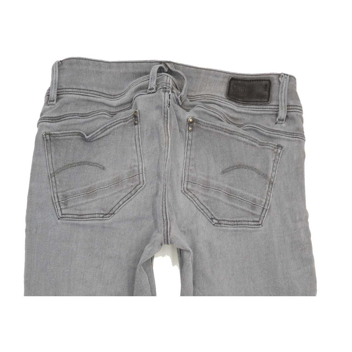 G-Star Lynn Mid Women Grey Skinny Slim Stretch Jeans W28 L29
