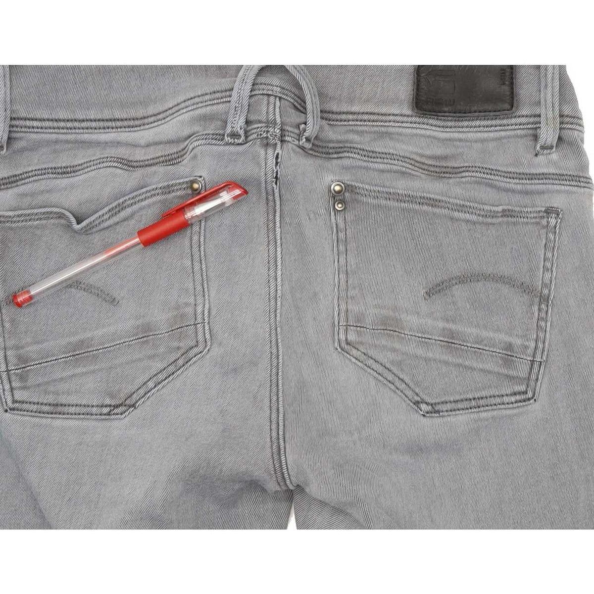 G-Star Lynn Mid Women Grey Skinny Slim Stretch Jeans W28 L29