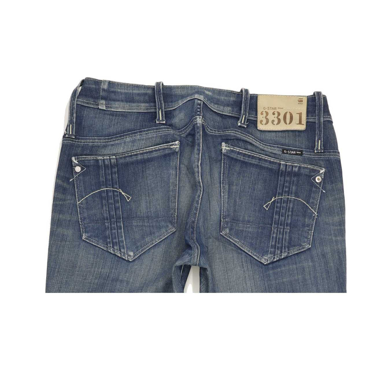 G-Star Elect Women Blue Straight Slim Stretch Jeans W31 L31