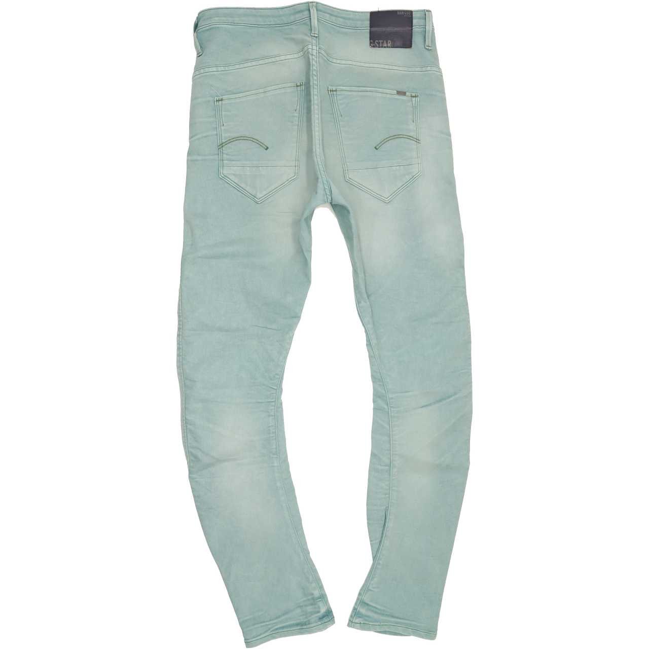 G-Star Arc 3D Women Green Tapered Regular Stretch Jeans W28 L34