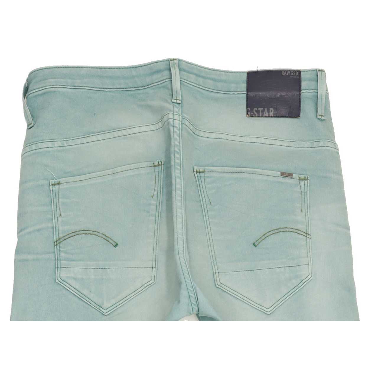 G-Star Arc 3D Women Green Tapered Regular Stretch Jeans W28 L34