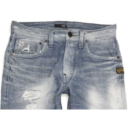 G-Star Men Blue Straight Regular Jeans W30 L33