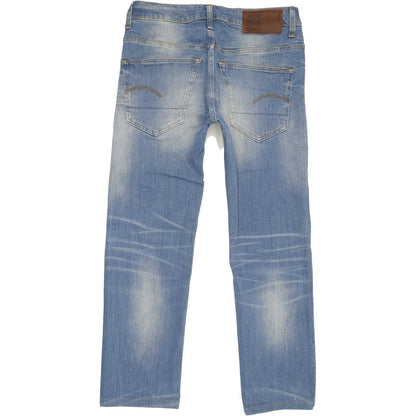 G-Star 3301 Men Blue Straight Regular Stretch Jeans W30 L27