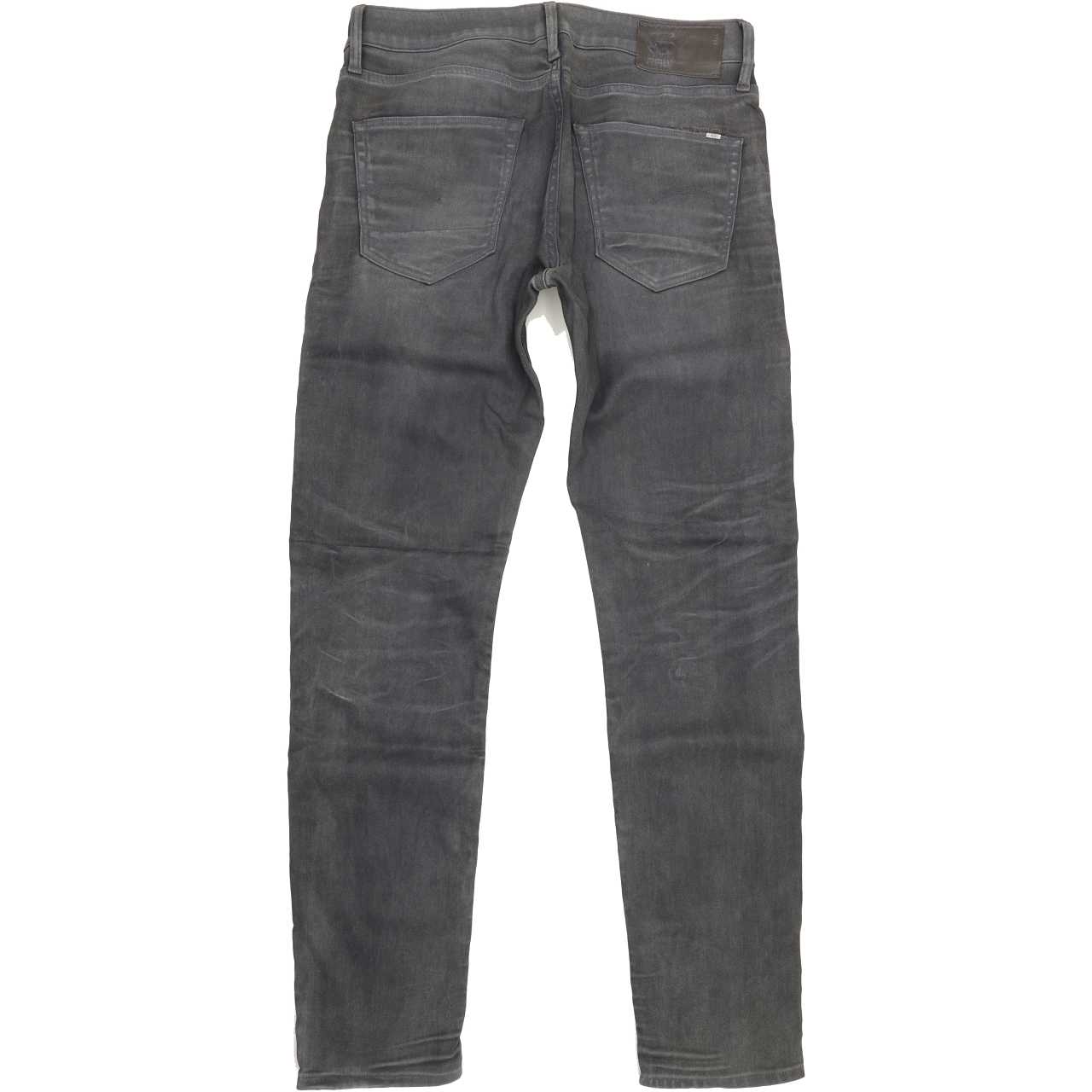 G-Star 3301 Men Grey Straight Slim Stretch Jeans W31 L34