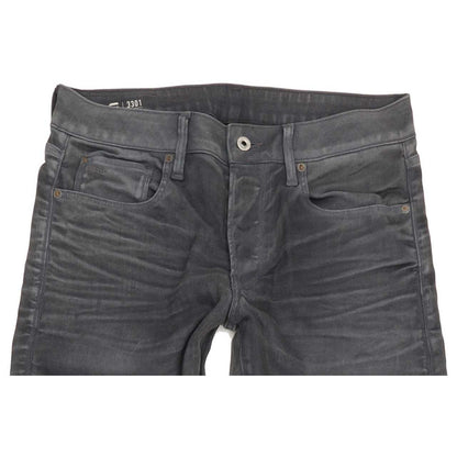 G-Star 3301 Men Grey Straight Slim Stretch Jeans W31 L34