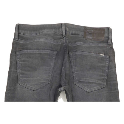 G-Star 3301 Men Grey Straight Slim Stretch Jeans W31 L34