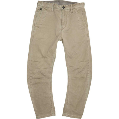 G-Star Broson Men Beige Tapered Chino Stretch Jeans W28 L30