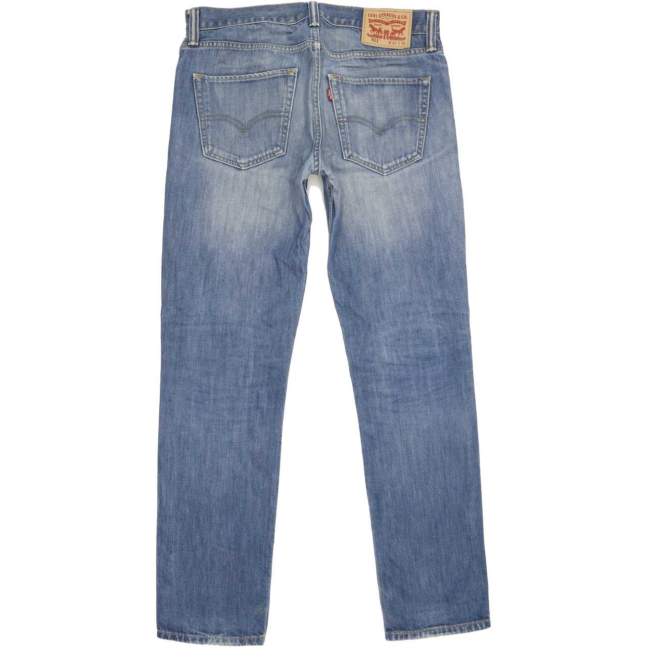 Levi's 511 Men Blue Straight Slim Jeans W32 L32