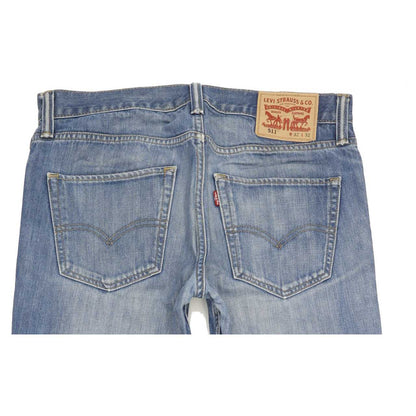 Levi's 511 Men Blue Straight Slim Jeans W32 L32
