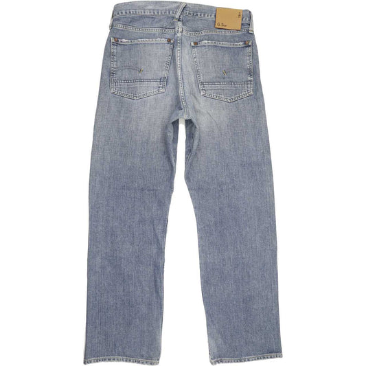 G-Star 3301 Shortcut Men Blue Straight Regular Jeans W33 L31