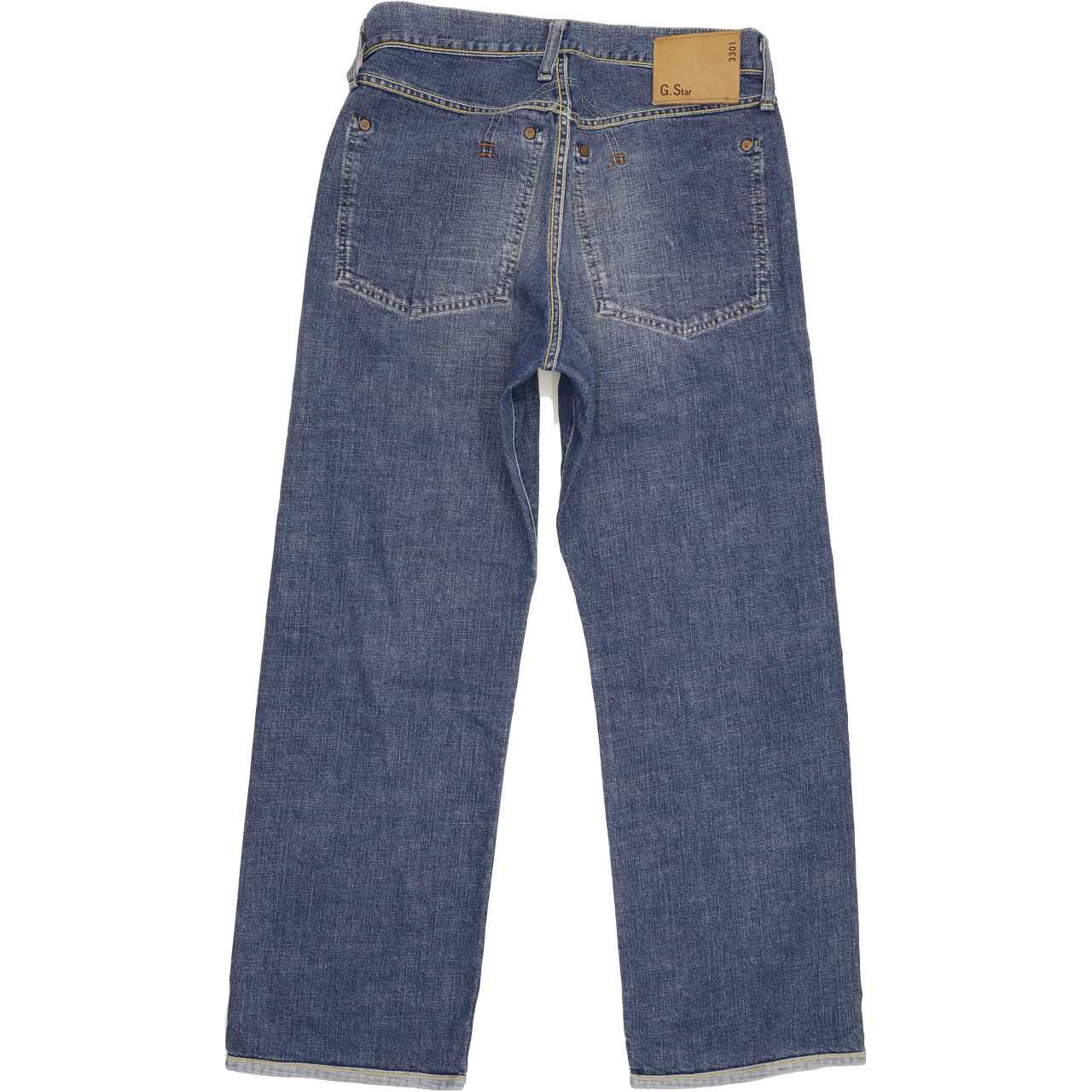 G-Star Shortcut Men Blue Straight Regular Jeans W30 L28