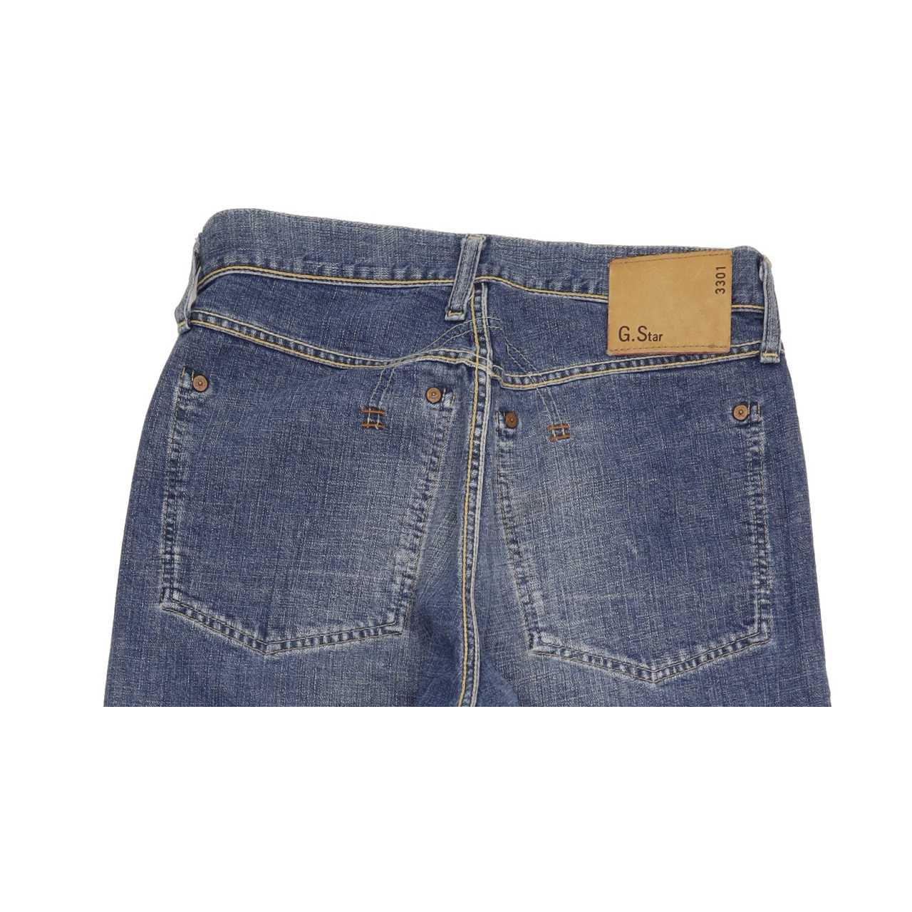 G-Star Shortcut Men Blue Straight Regular Jeans W30 L28