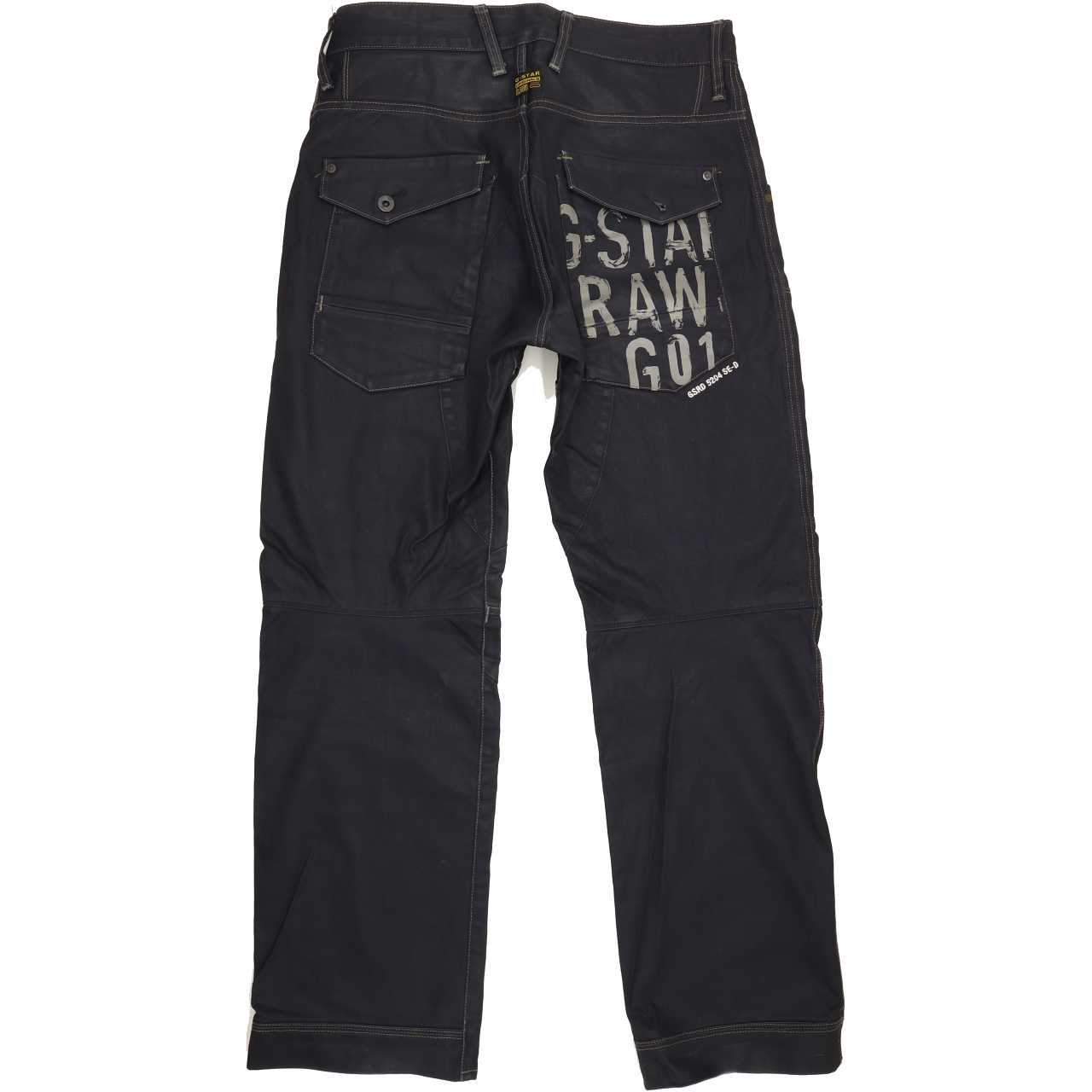 G-Star 3D Montana Men Navy Straight Regular Jeans W33 L31