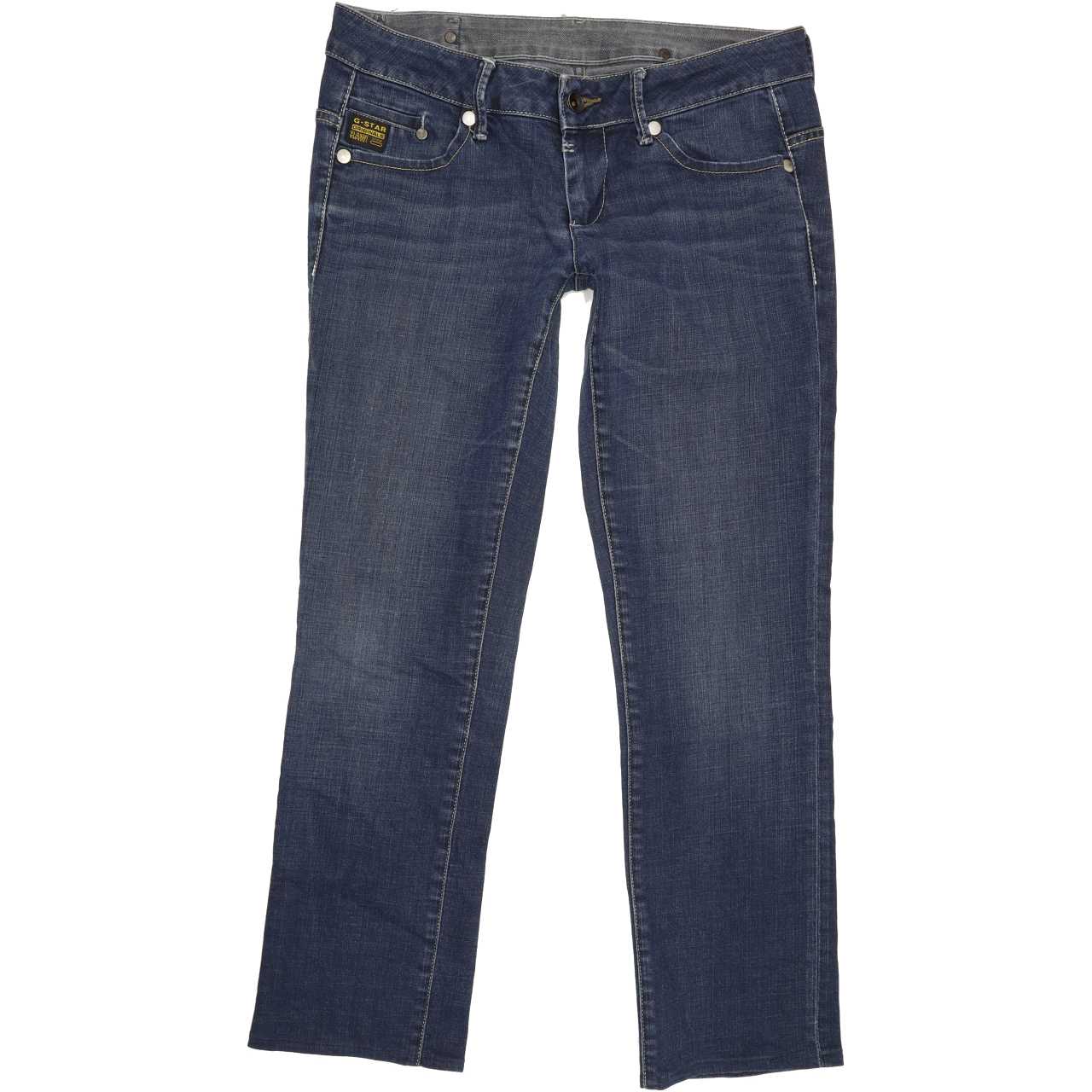 G-Star Midge Women Blue Straight Slim Stretch Jeans W31 L28