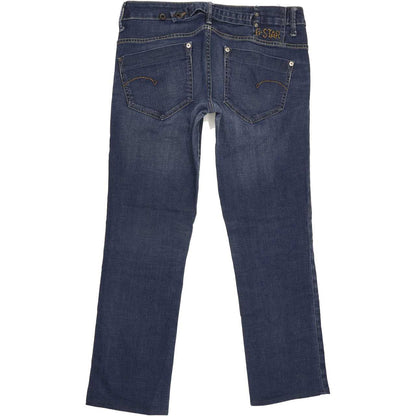 G-Star Midge Women Blue Straight Slim Stretch Jeans W31 L28