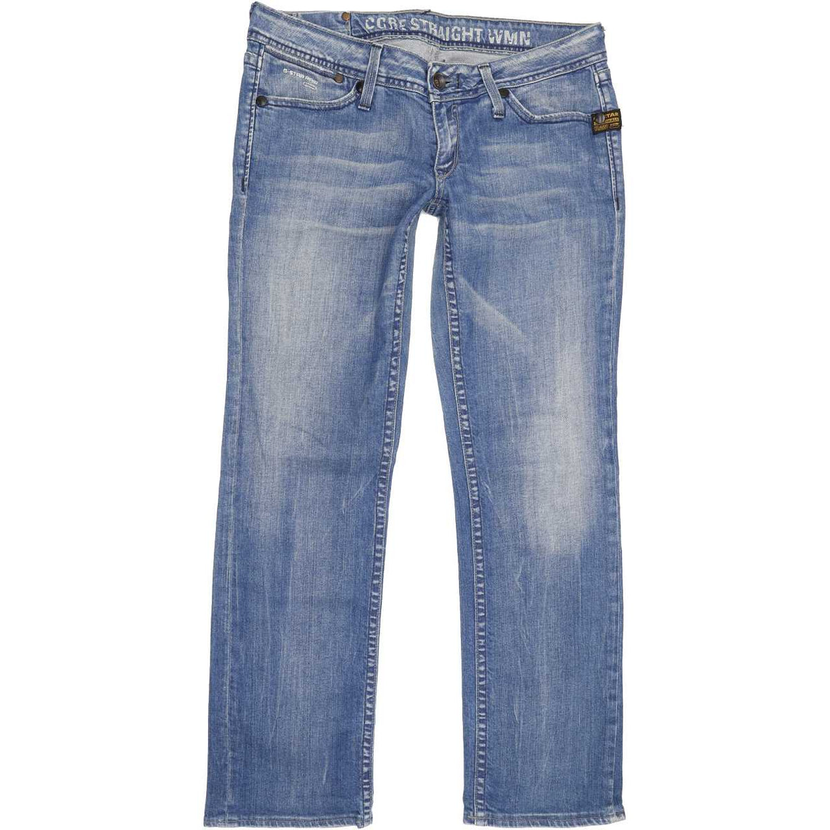G-Star Core Women Blue Straight Slim Stretch Jeans W31 L29