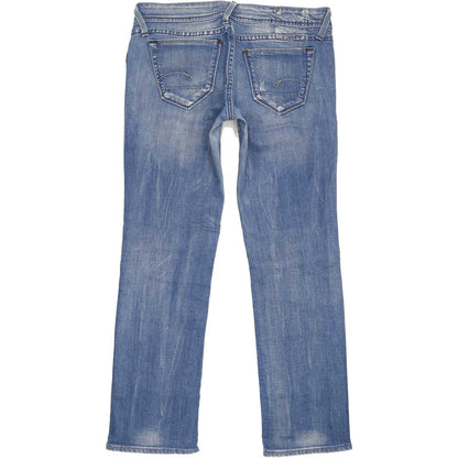 G-Star Core Women Blue Straight Slim Stretch Jeans W31 L29