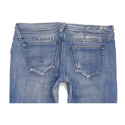 G-Star Core Women Blue Straight Slim Stretch Jeans W31 L29