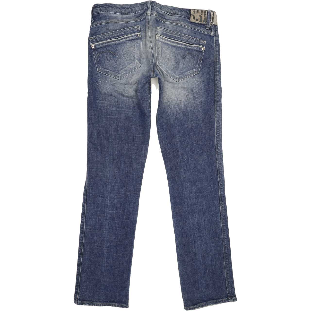 G-Star Saville Women Blue Straight Slim Stretch Jeans W32 L32