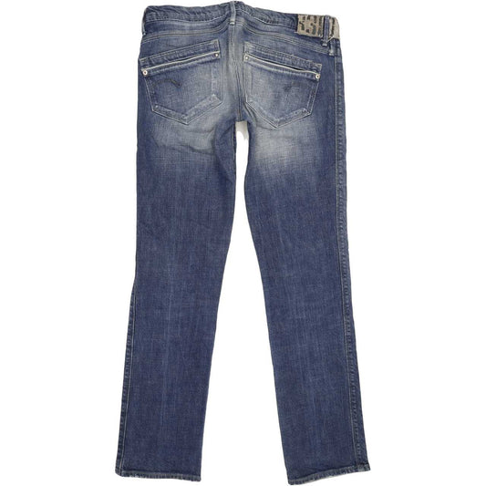 G-Star Saville Women Blue Straight Slim Stretch Jeans W32 L32