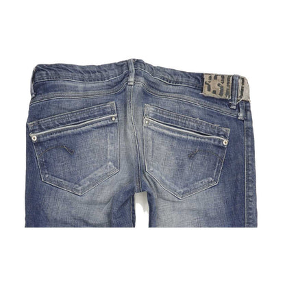 G-Star Saville Women Blue Straight Slim Stretch Jeans W32 L32