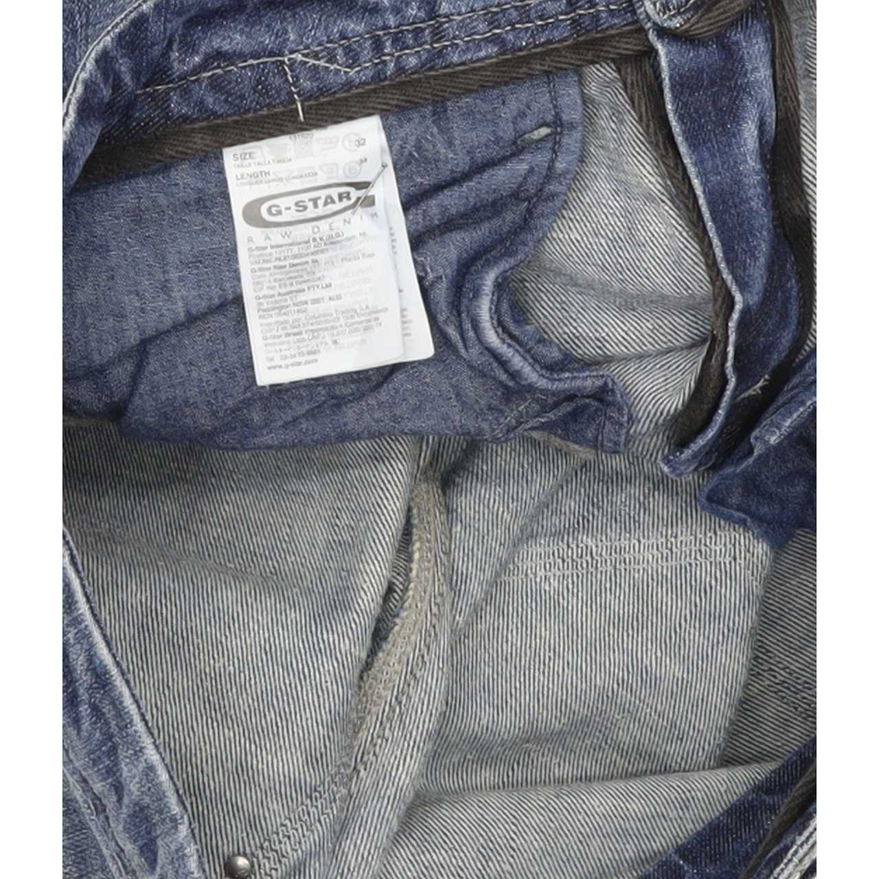 G-Star Saville Women Blue Straight Slim Stretch Jeans W32 L32
