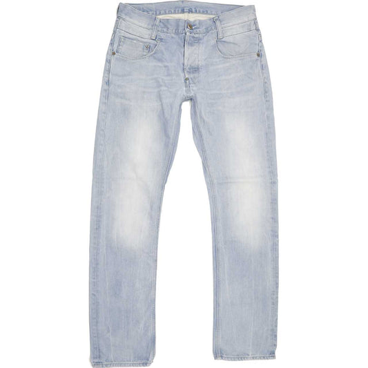 G-Star New Radar Men Blue Straight Slim Jeans W33 L32