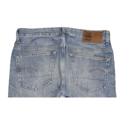 G-Star 3301 Men Blue Straight Loose Jeans W33 L32