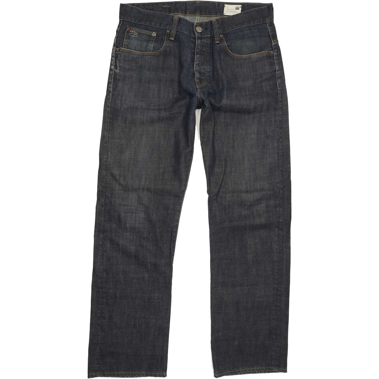 G-Star 3301 Men Blue Straight Regular Jeans W32 L30