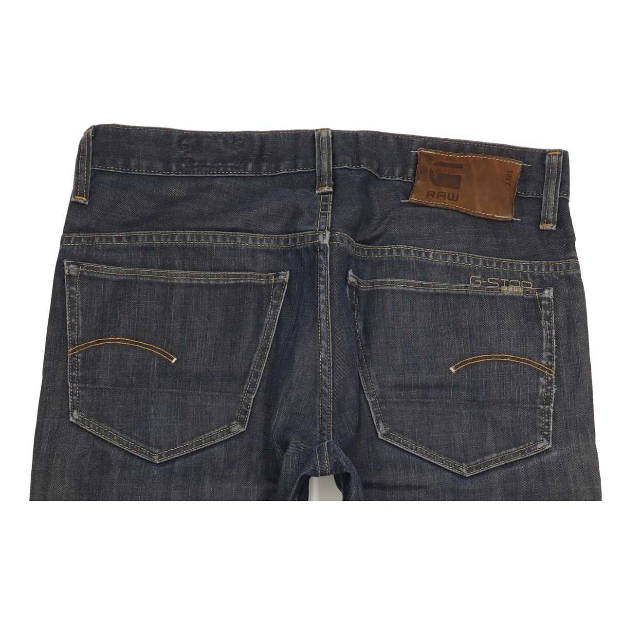 G-Star 3301 Men Blue Straight Regular Jeans W32 L30
