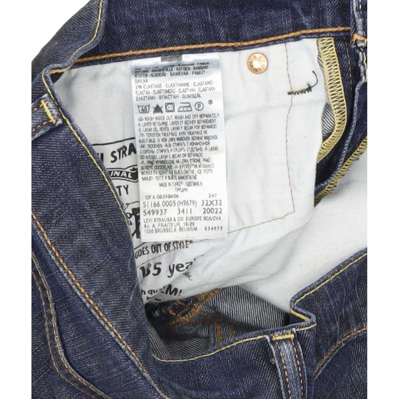 Levi's 511 Men Blue Straight Slim Stretch Jeans W32 L31