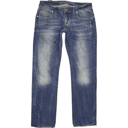 G-Star Morris Men Blue Straight Slim Jeans W33 L32