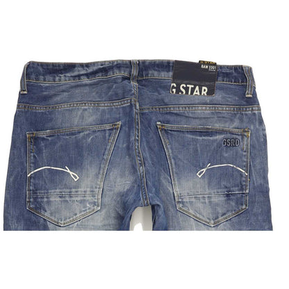 G-Star Morris Men Blue Straight Slim Jeans W33 L32